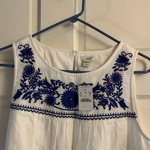 J Crew Embroidered Sundress
